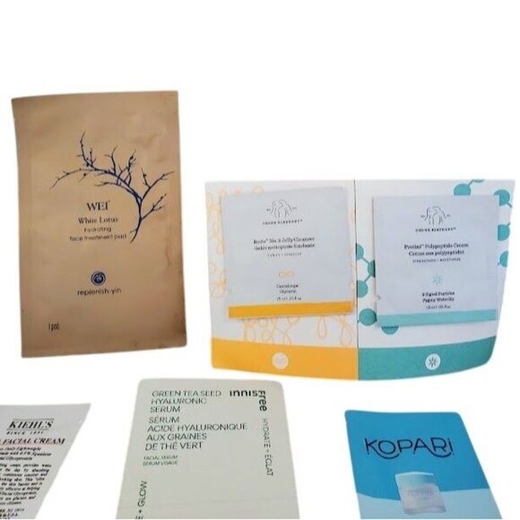 Luxury & Clean Beauty Sample Lot – Drunk Elephant Shiseido Kiehl’s + More